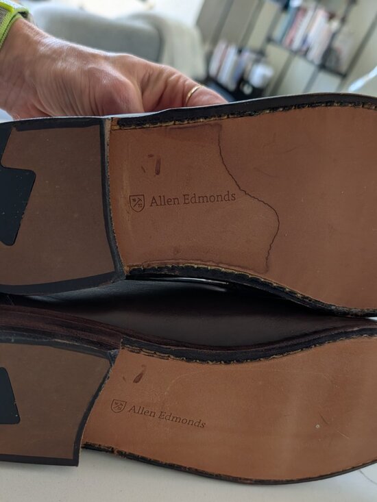 Allen Edmonds Verona Bit Leather Brown Dress Loafer 10 W EEE new soles main image 4